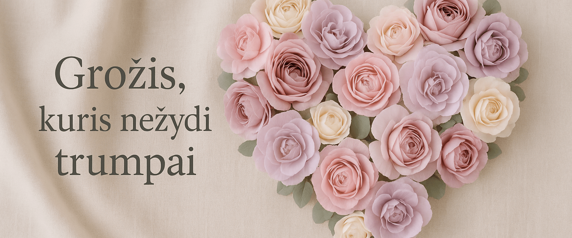 Rankų darbo gėlių kompozicijos