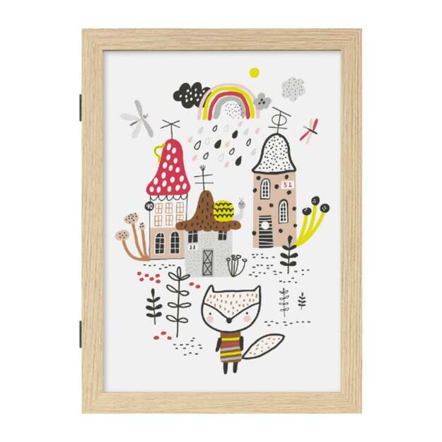 Baltas paveikslų rėmelis su  nuotraukų archyvu 