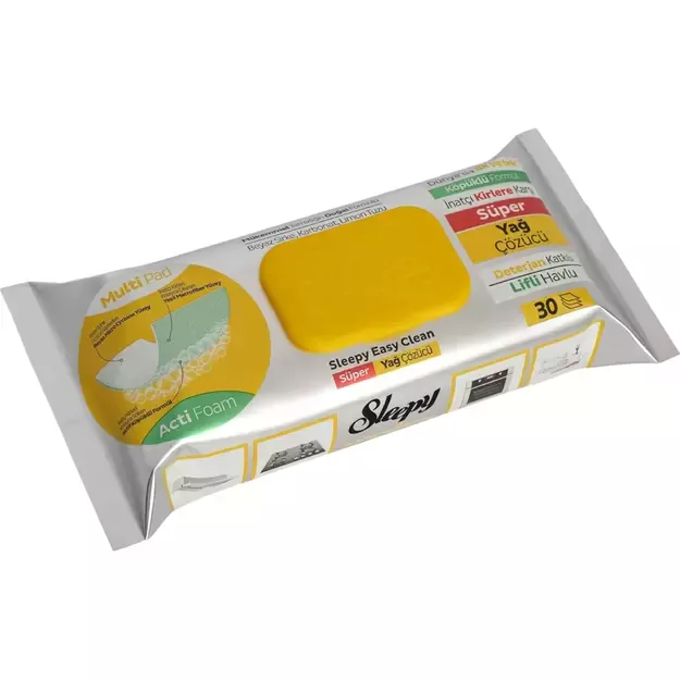 Sleepy Easy Clean  riebalų valymo servetėlės, 30 vnt.