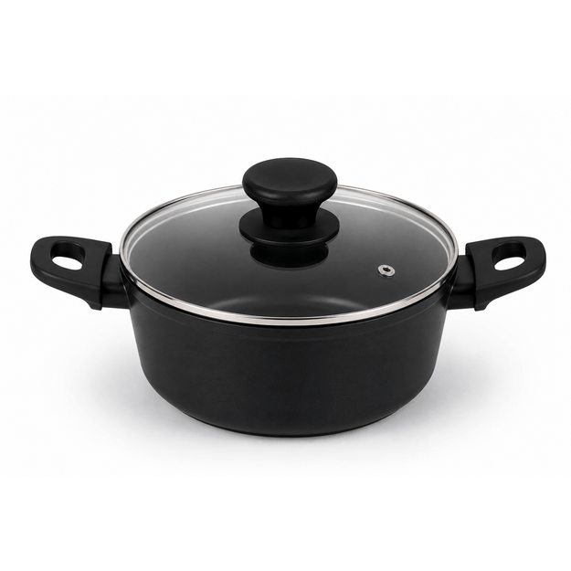 CERAFLON Aluguss Kochtopf 20 cm – puodas su dangčiu