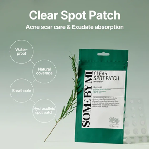 SOME BY MI Clear Spot Patch hidrokoloidiniai pleistrai nuo spuogų, 18 vnt.
