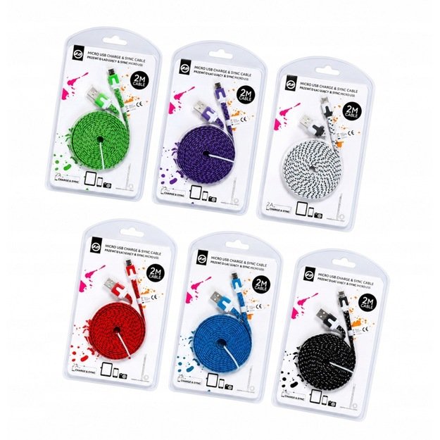 „Edco“ USB–Micro USB laidas, 1 m