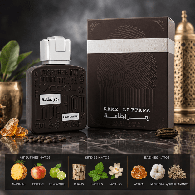 Lattafa Ramz Silver Eau de Parfum, 100 ml