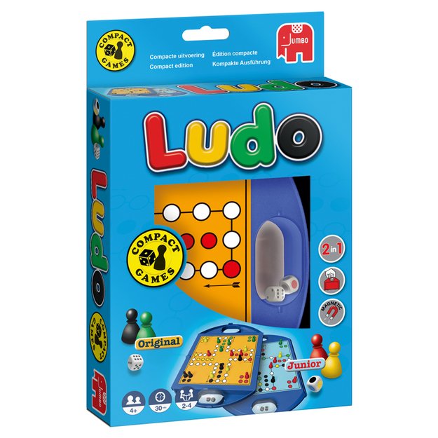 Ludo „2 in 1“ – kompaktiškas stalo žaidimas