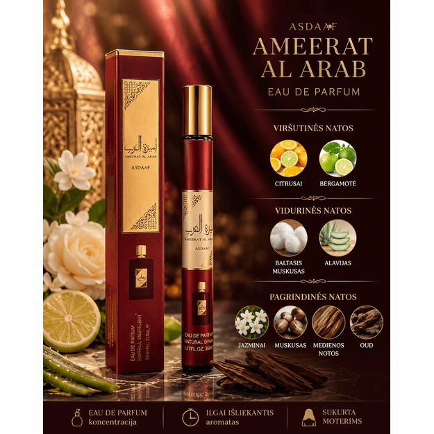 Asdaaf Ameerat Al Arab Eau de Parfum moterims, 35 ml