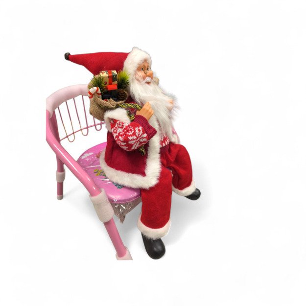 Sėdintis Santa Klausas