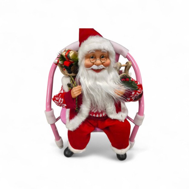 Sėdintis Santa Klausas 1