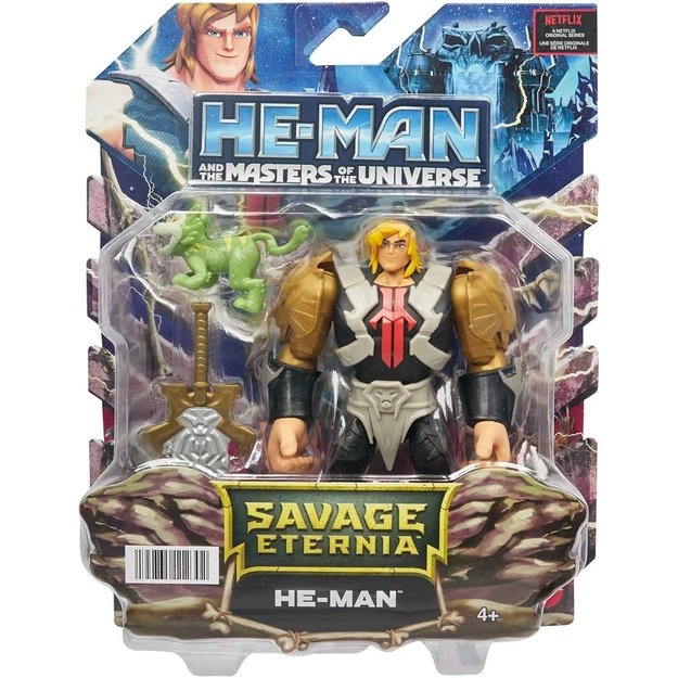 MATTEL Masters of the Universe Savage Eternia He-Man figūrėlė 14 cm