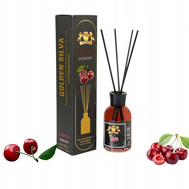 Golden Silva Vyšnia kvapų difuzorius su lazdelėmis, 110 ml